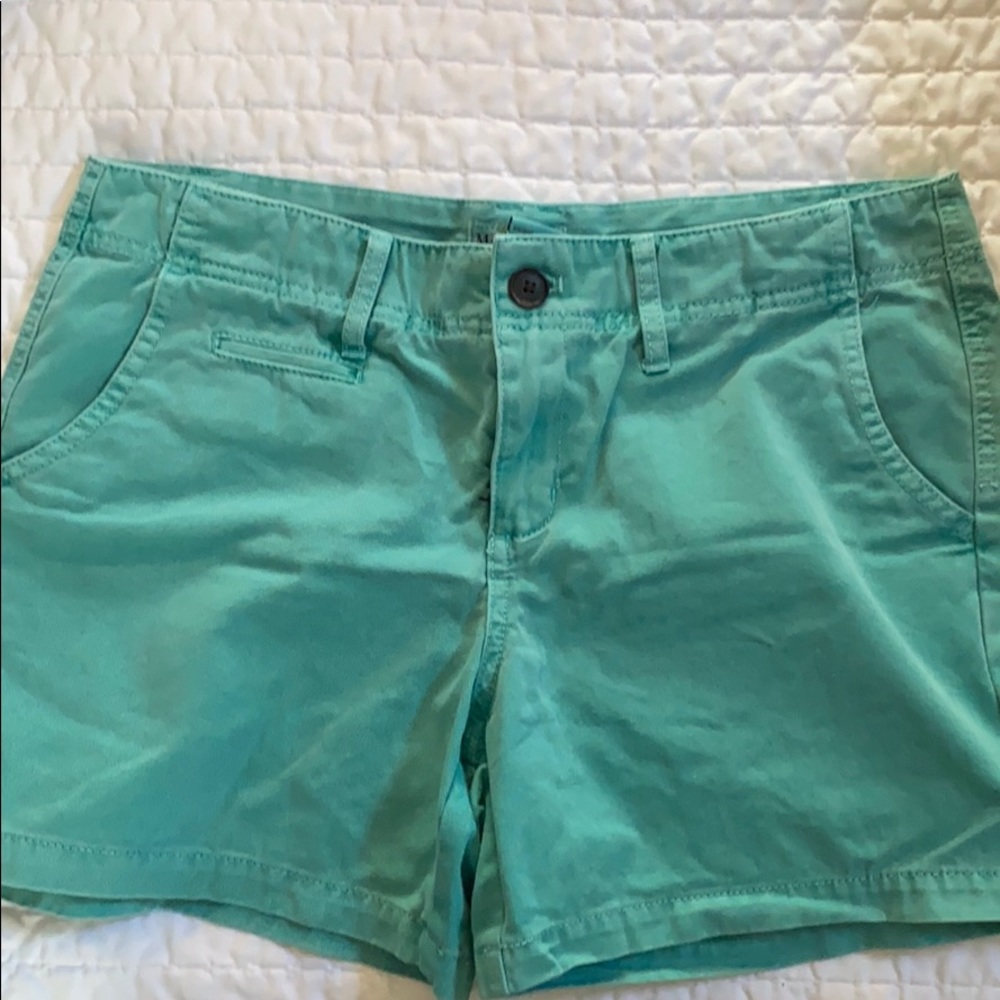 Vintage wash green shorts - Sz 6